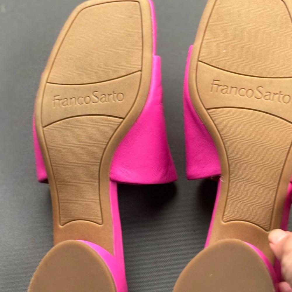 Franco Sarto Women's Loran Pink Sandals - Picture 8 of 9